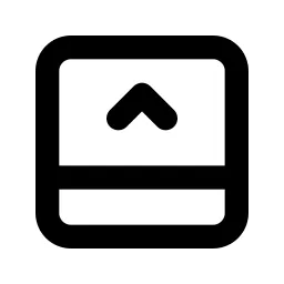 Layout Bottombar Expand Line Icon