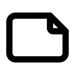 File Horizontal Line Icon