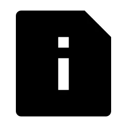 File Info Fill Icon