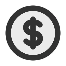 Dollar Circle Duotone Icon
