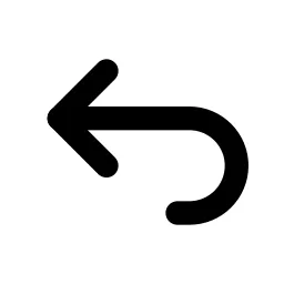 Arrow Back Up Line Icon