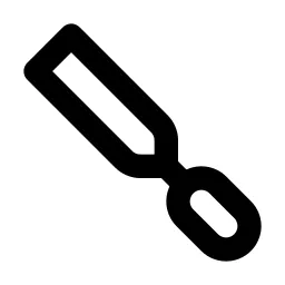 Chisel Line Icon
