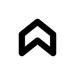 Arrow Badge Up Line Icon