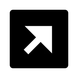 Arrow Right Up Box Fill Icon