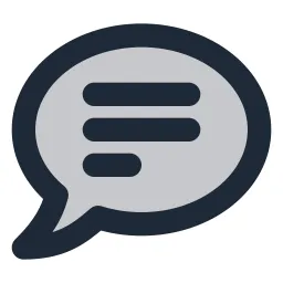 Chat 2 Text Duotone Icon