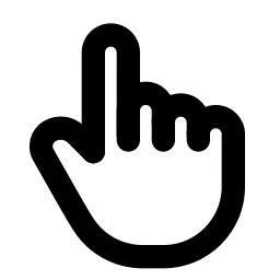 Hand Finger Line Icon