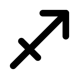 Zodiac Sagittarius Line Icon