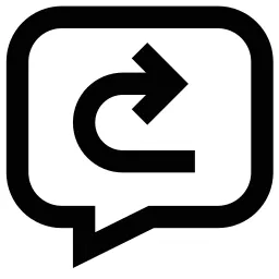 Arrow Right Chat Icon