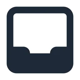 Inbox 2 Solid Icon