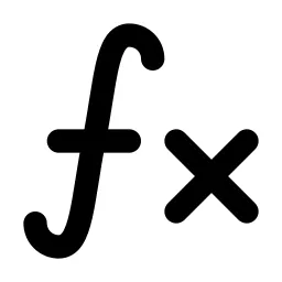Math Function Line Icon