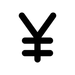 Currency Yen Line Icon