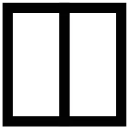 Layout Half Vertical Icon
