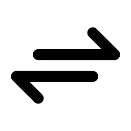 Arrows Exchange Line Icon