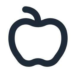 Apple Line Icon