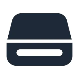 Cd Drive Solid Icon