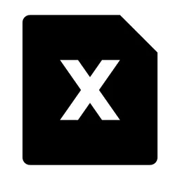File Excel Fill Icon