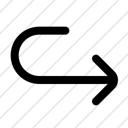 Arrow Redo Down Forward Icon
