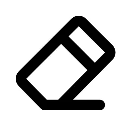 Eraser Line Icon