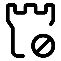 Tower No Access Icon