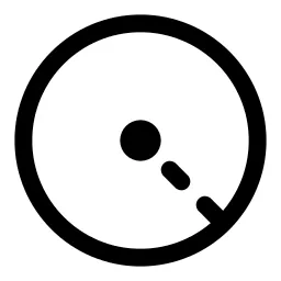 One Point Circle Icon