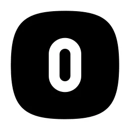 Square Rounded Letter O Icon