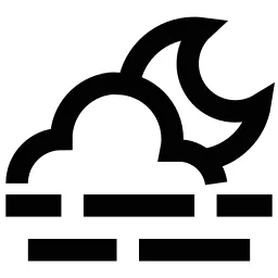 Night Cloudy Icon
