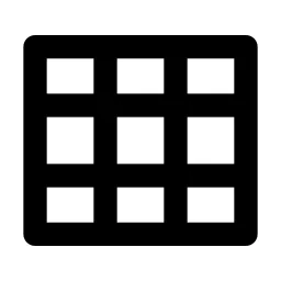Layout Grid 2 Line Icon