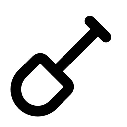 Shovel Line Icon