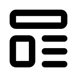 Template Line Icon