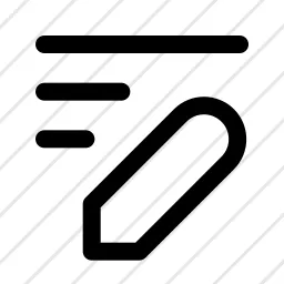 Write Edit List List Icon