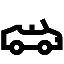Open Roof Car Icon