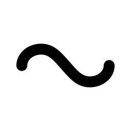 Tilde Line Icon