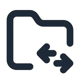Folder Change Line Icon