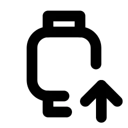Device Watch Up Line Icon