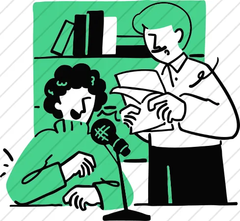 Journalist Recording