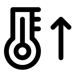 Temperature Up Icon