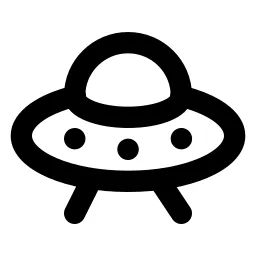 Ufo Line Icon