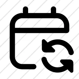 Calendar Repeat Date Repeat Icon