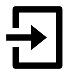 Login Box Line Icon