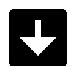 Arrow Down Box Fill Icon