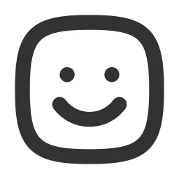 Emoji Happy Square Icon
