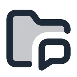 Folder Chat Duotone Icon