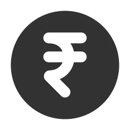 Rupee Circle Fill Icon