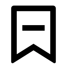 Bookmark 2 Line Icon