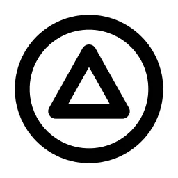 Playstation Triangle Line Icon