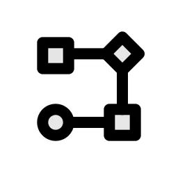 Flow Chart Duo Icon