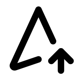 Navigation Up Line Icon