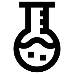 Round Test Tube Icon