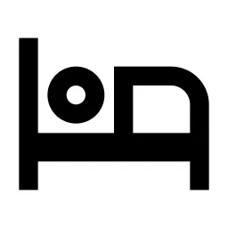 Hotel Bed Line Icon