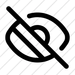Eye Slash 2 Accessibility Eye A11y Icon
